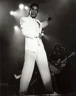 Pop Superstar Prince performing live on stage - Parade Tour Pop Superstar Prince performing live on stage - Parade Tour