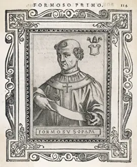 Medieval Popes Prints: Pope Formosus