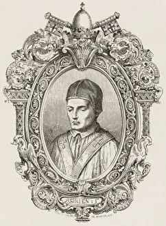 Historical Popes Prints: Pope Hadrianus I