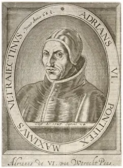 Pope Honorius VI Print - Adriaan Dedel, Dutch Pope