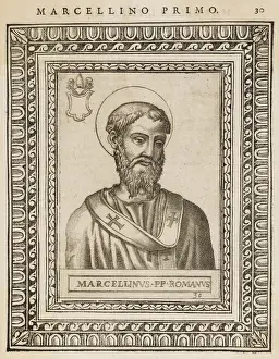 Early Christian History Prints: Pope Marcellinus