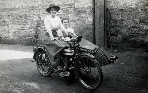 Cars And Bike Prints: 1914 Triumph Motorcycle Print