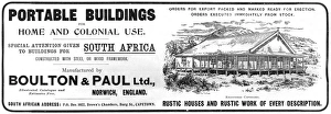 Portable Buildings advertisement, 1902 Portable Buildings advertisement, 1902