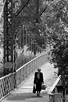 Porthill Bridge over the River Severn, Shrewsbury, Shropshir Porthill Bridge over the River Severn, Shrewsbury, Shropshir