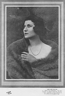 Portrait of the actress Jose Collins of Maid of the Mountain Portrait of the actress Jose Collins of Maid of the Mountain