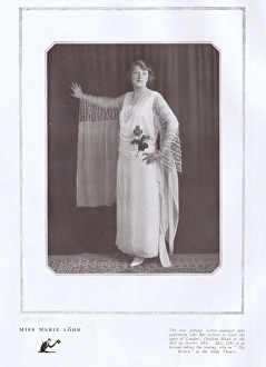A portrait of the actress-manager Marie Lohr, London, 1922 A portrait of the actress-manager Marie Lohr, London, 1922