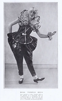 A portrait of the actress Temple Bell as she appears in Almo A portrait of the actress Temple Bell as she appears in Almo