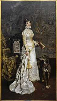 Portrait of Helena Modrzejewska, 1880, by Tadeusz Ajdukiewic Portrait of Helena Modrzejewska, 1880, by Tadeusz Ajdukiewic