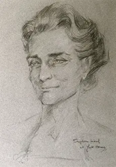 Portrait of Stephen Ward Print by Stephen Ward (1912-1963)