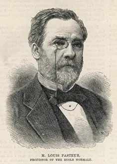 Prints of Louis Pasteur (1822-95) studied chemistry under Delafosse. He discovered the nature of the fermentation and went on to research his germ theory of disease Louis Pasteur Prints: Print of Louis Pasteur in Portrait