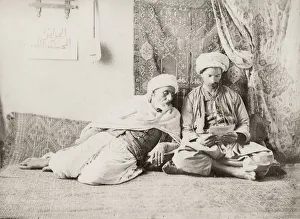 Portrait of two north African men, Algeria Portrait of two north African men, Algeria
