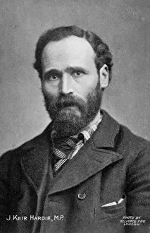 Portrait photograph of James Keir Hardie Portrait photograph of James Keir Hardie