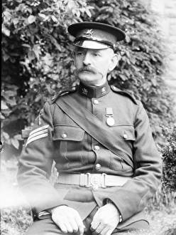 Portrait of a retired army sergeant, Mid Wales Portrait of a retired army sergeant, Mid Wales