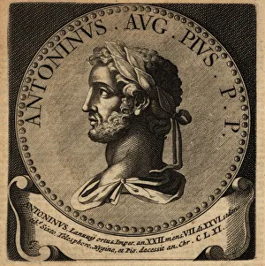 Portrait of Roman Emperor Antoninus Pius Portrait of Roman Emperor Antoninus Pius