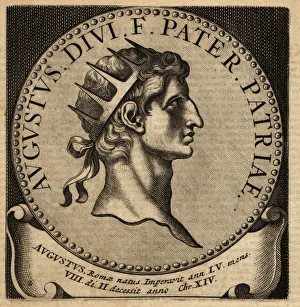 Portrait of Roman Emperor Augustus Portrait of Roman Emperor Augustus