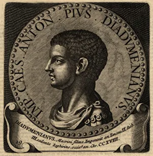Portrait of Roman Emperor Diadumenian Portrait of Roman Emperor Diadumenian