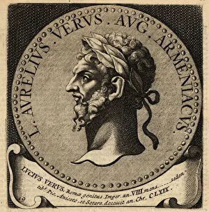 Portrait of Roman Emperor Lucius Verus Portrait of Roman Emperor Lucius Verus