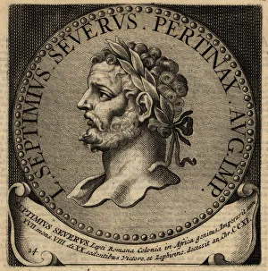 Portrait of Roman Emperor Septimius Severus Portrait of Roman Emperor Septimius Severus