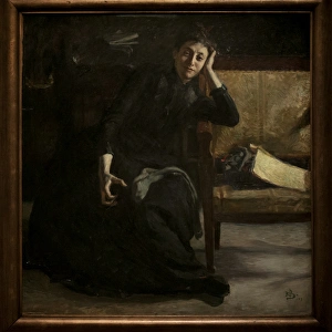 Portrait of the Swedish painter Eva Bonnier (1857-1909) Portrait of the Swedish painter Eva Bonnier (1857-1909)
