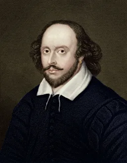 Portrait of William Shakespeare - English Playwright and poet Portrait of William Shakespeare - English Playwright and poet