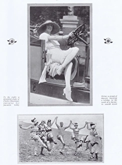 Two portraits - one of the actress Phyllis Monkman and dance Two portraits - one of the actress Phyllis Monkman and dance