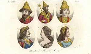 Portraits of Russian Tsars, House of Romanov Portraits of Russian Tsars, House of Romanov
