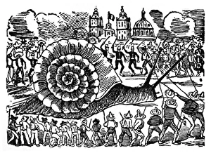 Posada, The ballad of the snail, Mexico Posada, The ballad of the snail, Mexico