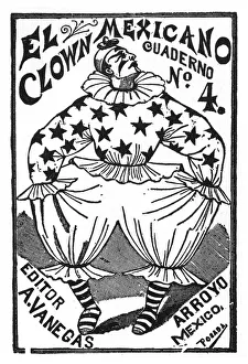 Posada, Book cover, El Clown Mexicano Posada, Book cover, El Clown Mexicano