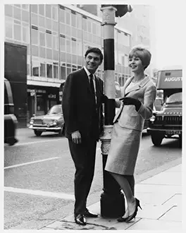 Historical Street Photography Prints: Posing by Traffic Lights