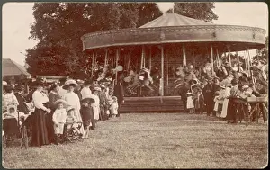 Postcard Print of Worthing Carousel