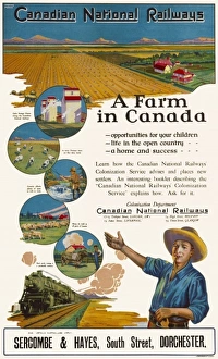 Poster advertising Canada via Canadian National Railways Poster advertising Canada via Canadian National Railways