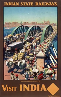 Poster advertising Indian State Railways Poster advertising Indian State Railways