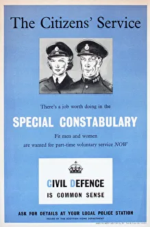 Poster advertising the Special Constabulary Poster advertising the Special Constabulary