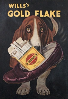 Poster advertising Willss Gold Flake Poster advertising Willss Gold Flake