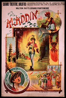 Poster, Aladdin at Grand Theatre, Halifax Poster, Aladdin at Grand Theatre, Halifax