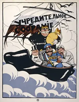 Russian Revolutionary Posters Prints: Poster; the Assembly
