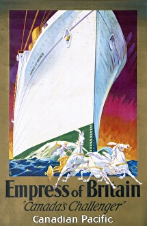 Poster, Canadian Pacific, Empress of Britain Poster, Canadian Pacific, Empress of Britain