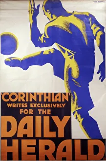 Poster for the Daily Herald - Footballer Poster for the Daily Herald - Footballer