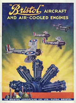 Poster design, Bristol Aeroplane Co Ltd Poster design, Bristol Aeroplane Co Ltd