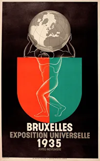 Poster design, Brussels International Exhibition Poster design, Brussels International Exhibition
