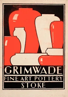 Poster design, Grimwade Fine Art Pottery, Stoke Poster design, Grimwade Fine Art Pottery, Stoke
