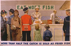 Poster encouraging people to eat more fish Poster encouraging people to eat more fish