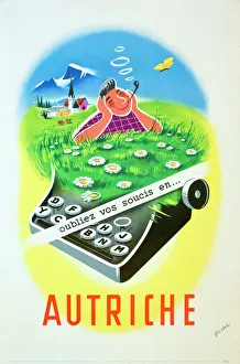 Poster, Forget your troubles in Austria Poster, Forget your troubles in Austria