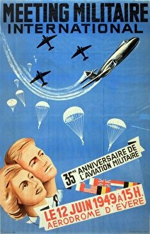 Poster, Meeting Militaire International Poster, Meeting Militaire International