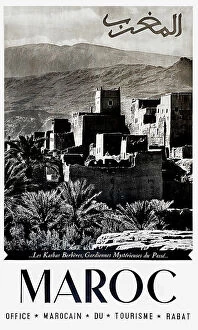 Rabat Collection: Poster, Morocco, Berber Kasbahs