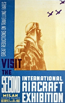 Poster, Second International Aircraft Exhibition, Milan Poster, Second International Aircraft Exhibition, Milan