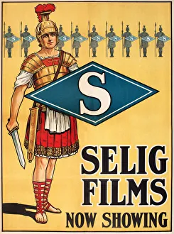 Poster, Selig Films, now showing Poster, Selig Films, now showing