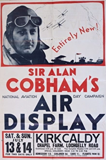 Poster, Sir Alan Cobhams National Aviation Day Campaign Poster, Sir Alan Cobhams National Aviation Day Campaign