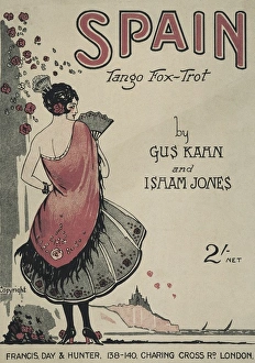 Poster Spain - Tango fox-trot by Gus Kahn Poster Spain - Tango fox-trot by Gus Kahn