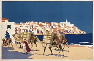 Empire Marketing Board Prints: Poster with a view of Jaffa